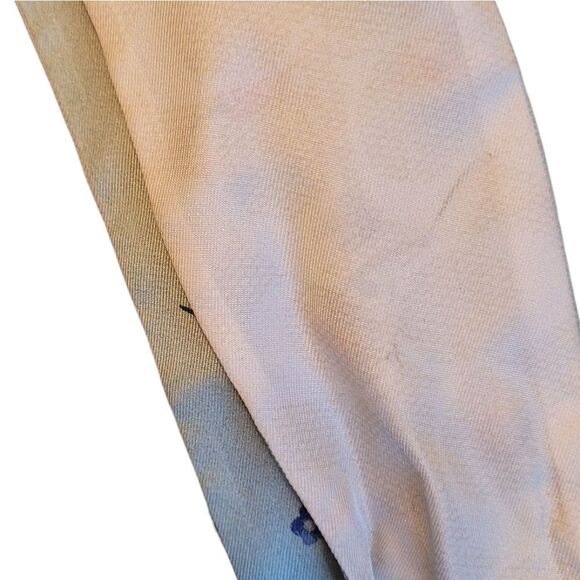 Coach Women's Light Blue Floral Silk Tie Scarf OS - Picture 5 of 6